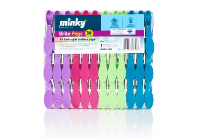 Minky Brite Clothes Pegs (pack of 36)